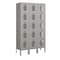 Salsbury Industries 5 Tier Box Vented Locker, 36"Wx66"Hx12"D, 15 Door, Gray, Unassembled 75352GY-U - alternate 1